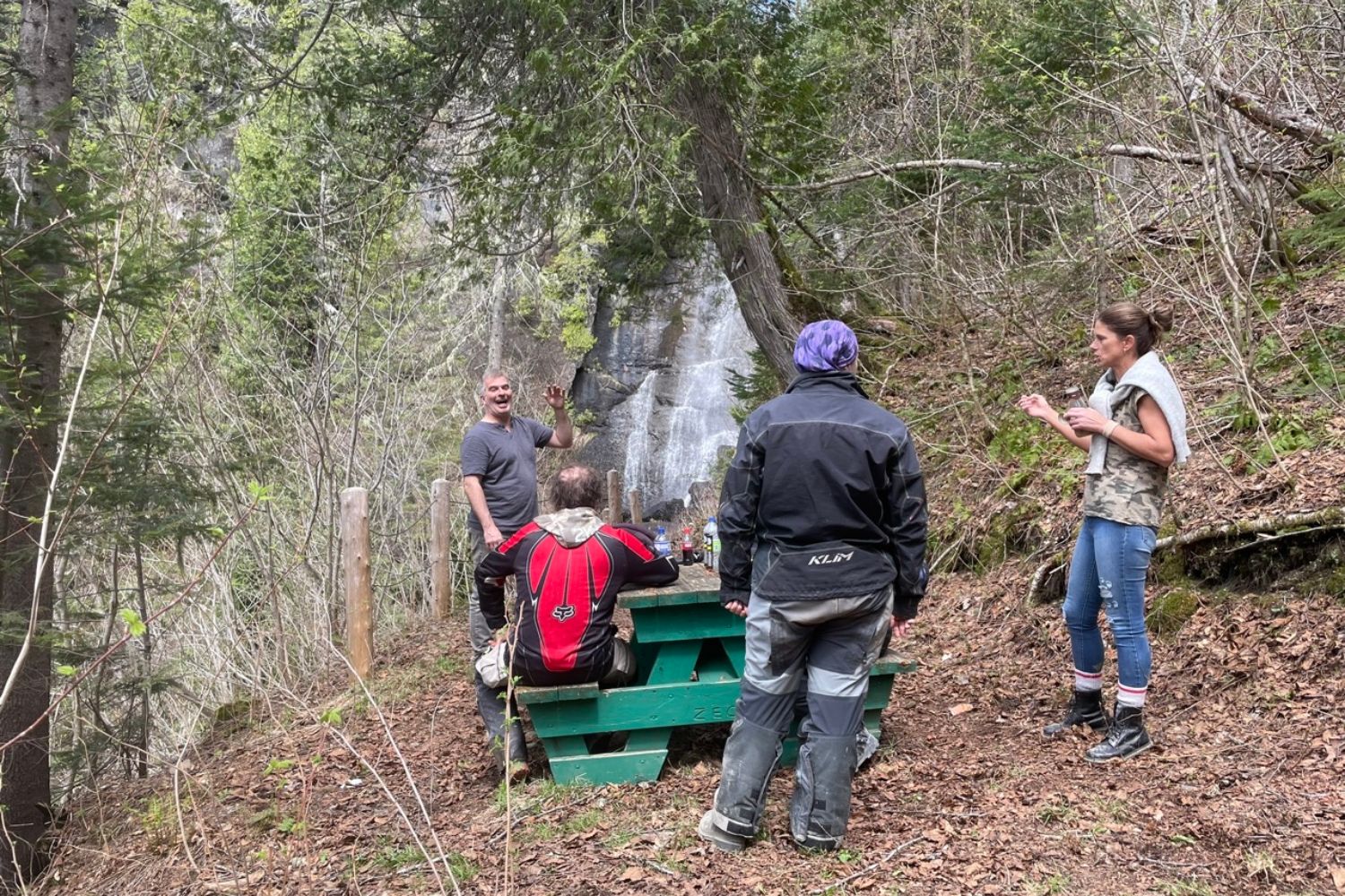 Belvédère à proximité des chutes